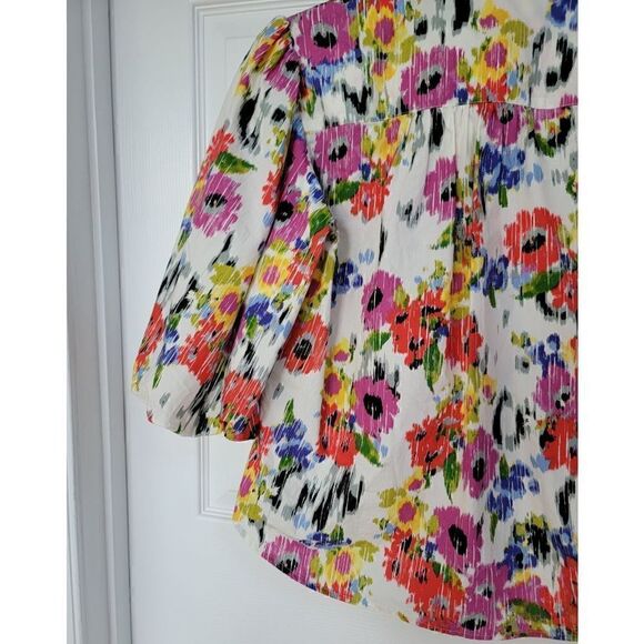 Anthropologie Rachael Floral Botton Shirt XS - Picture 7 of 11